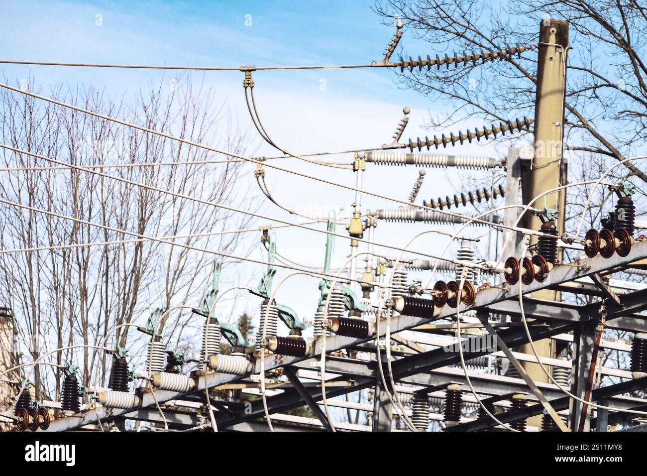 Electric utility substation