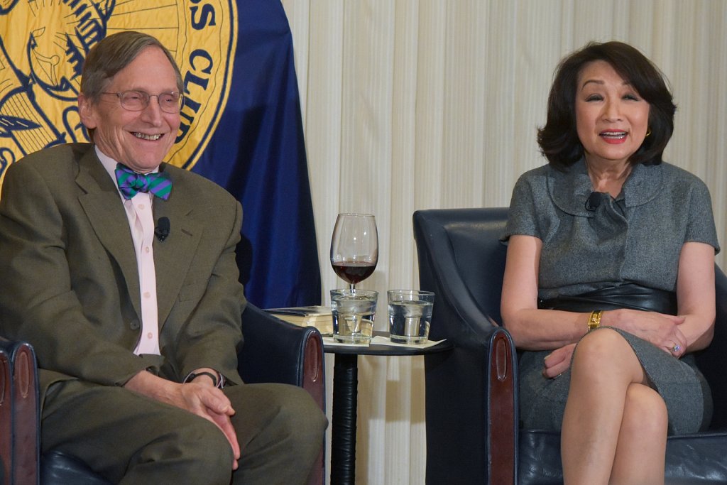 Tom Oliphant and Connie Chung